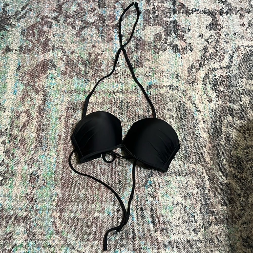 Aerie size small black swim top